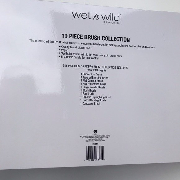 Wet n Wild Limited edition pro brush set 10pc  NIB - Picture 7 of 8